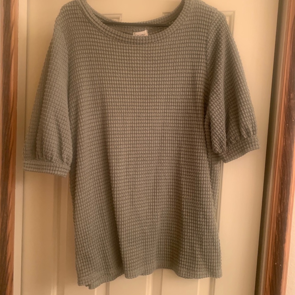 Sage green shirt